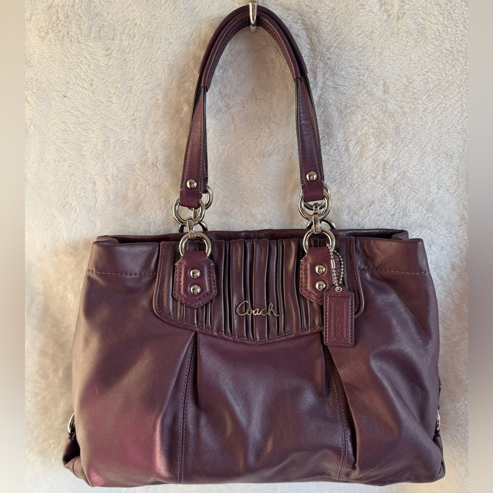 Coach Ashley Leather Satchel